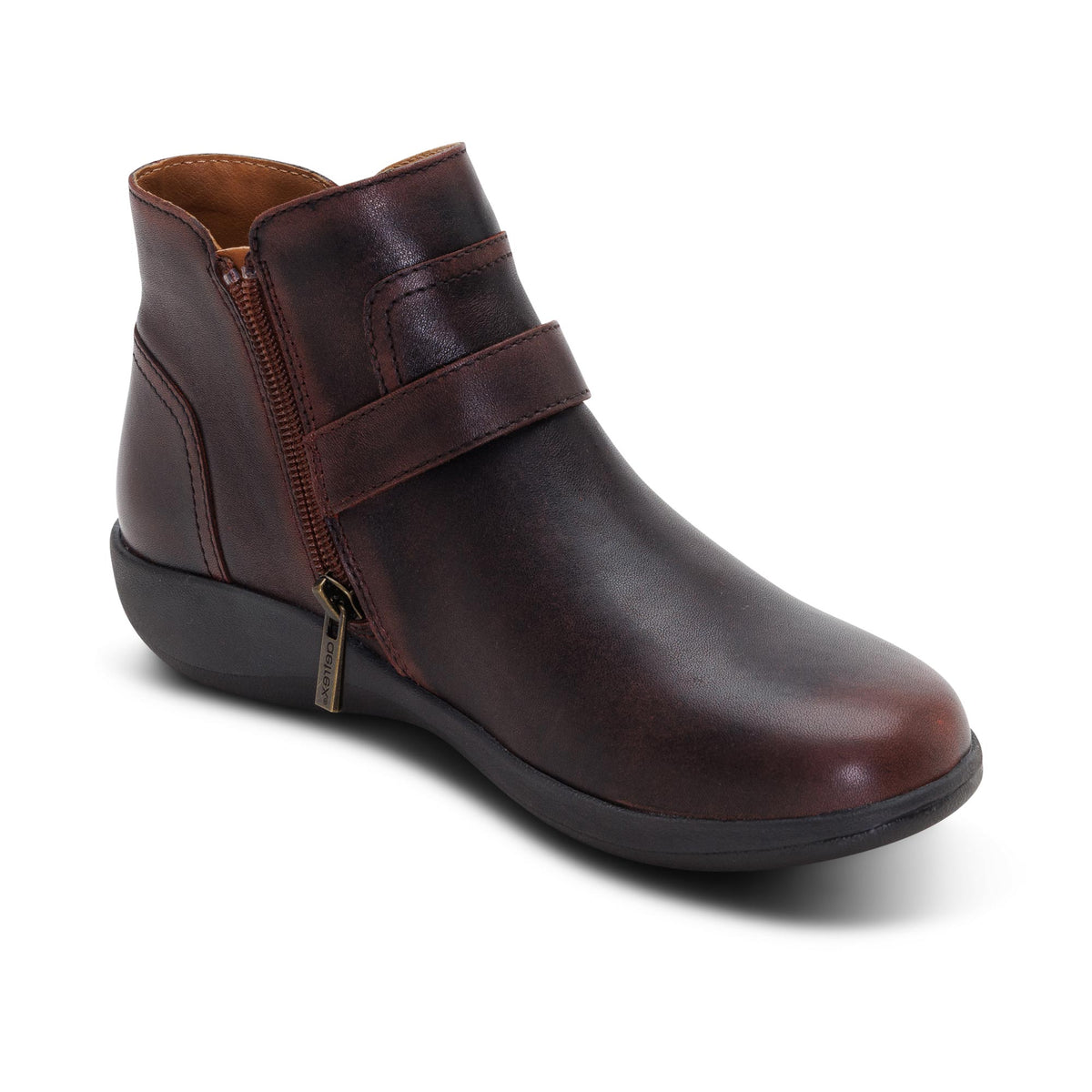 Leah Buckle Bootie extra Angle #color_cordovan