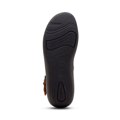 Leah Buckle Bootie bottom Angle #color_cordovan