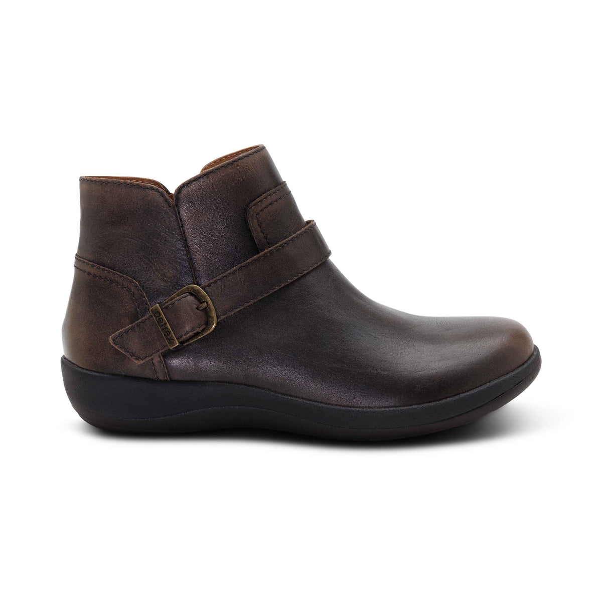 Leah Buckle Bootie right Angle #color_earth