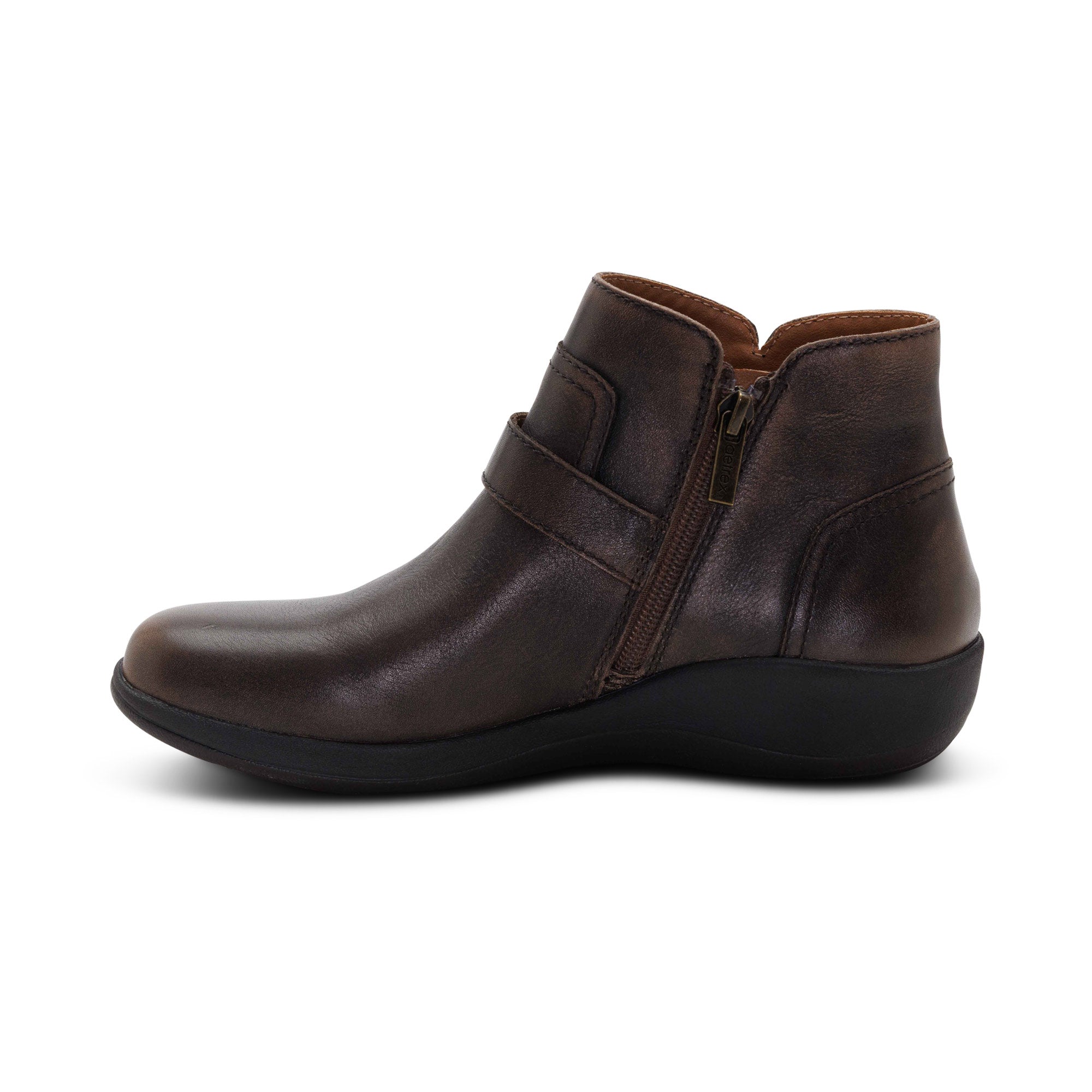 Leah Buckle Bootie left Angle #color_earth