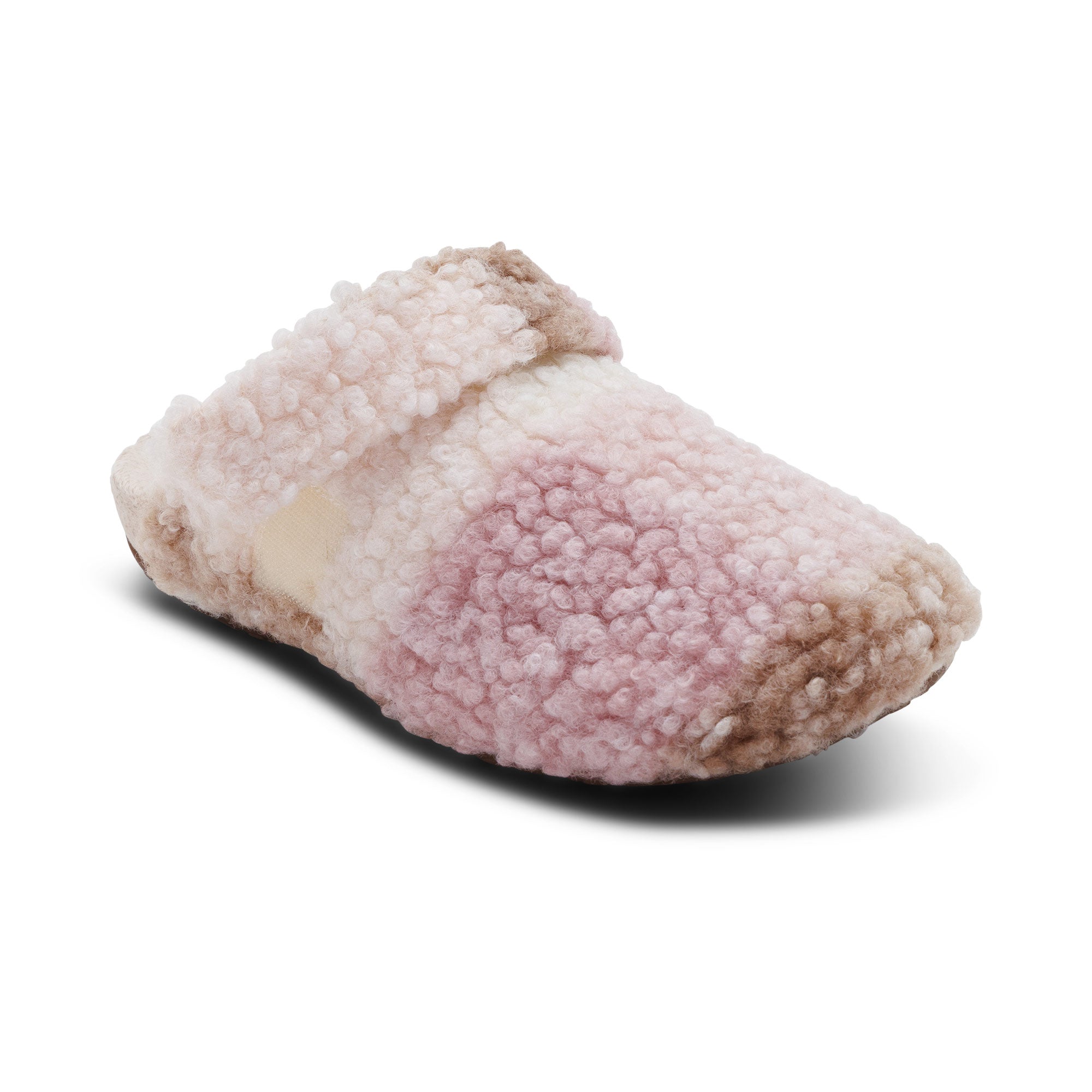 Mia Arch Support Slipper extra Angle #color_pink plaid