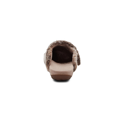 Mia Arch Support Slipper rear Angle #color_tan plaid