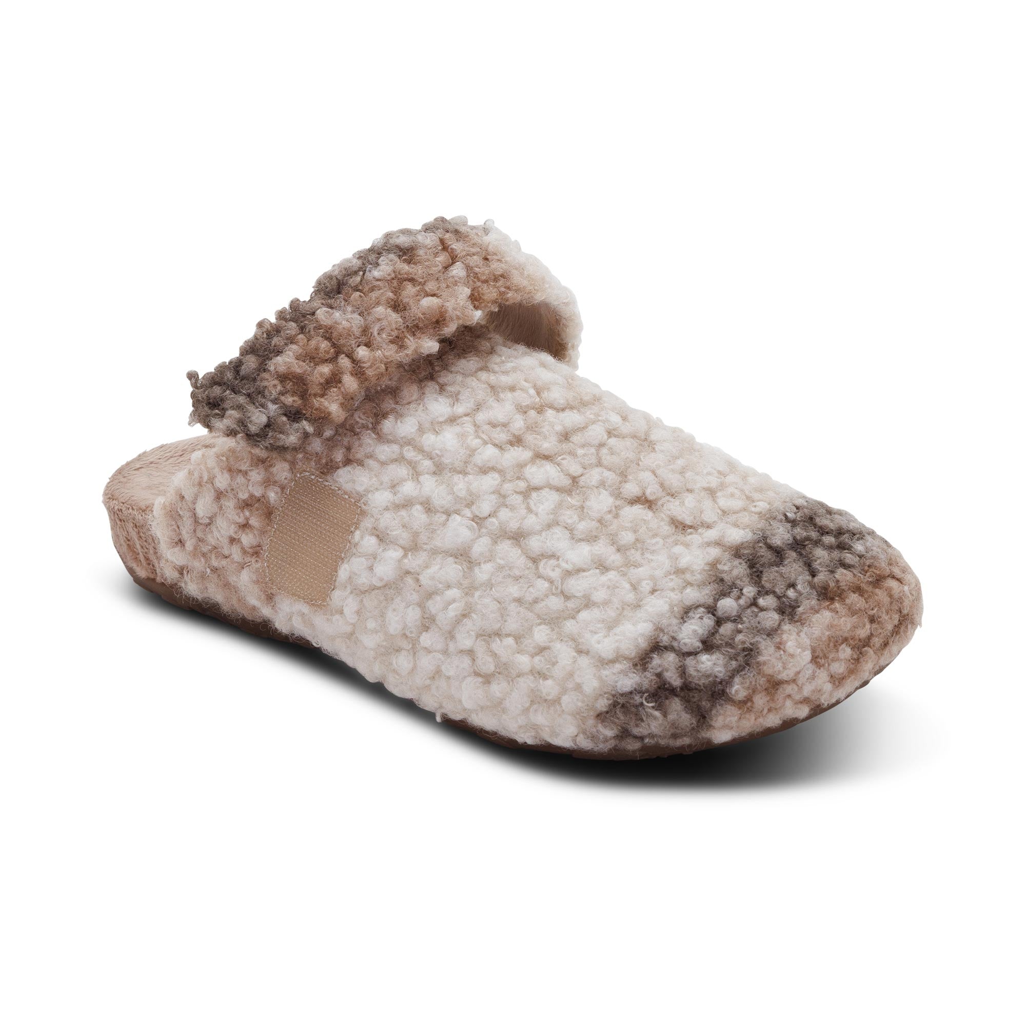 Mia Arch Support Slipper extra Angle #color_tan plaid