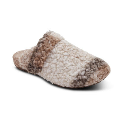Mia Arch Support Slipper catalog Angle #color_tan plaid
