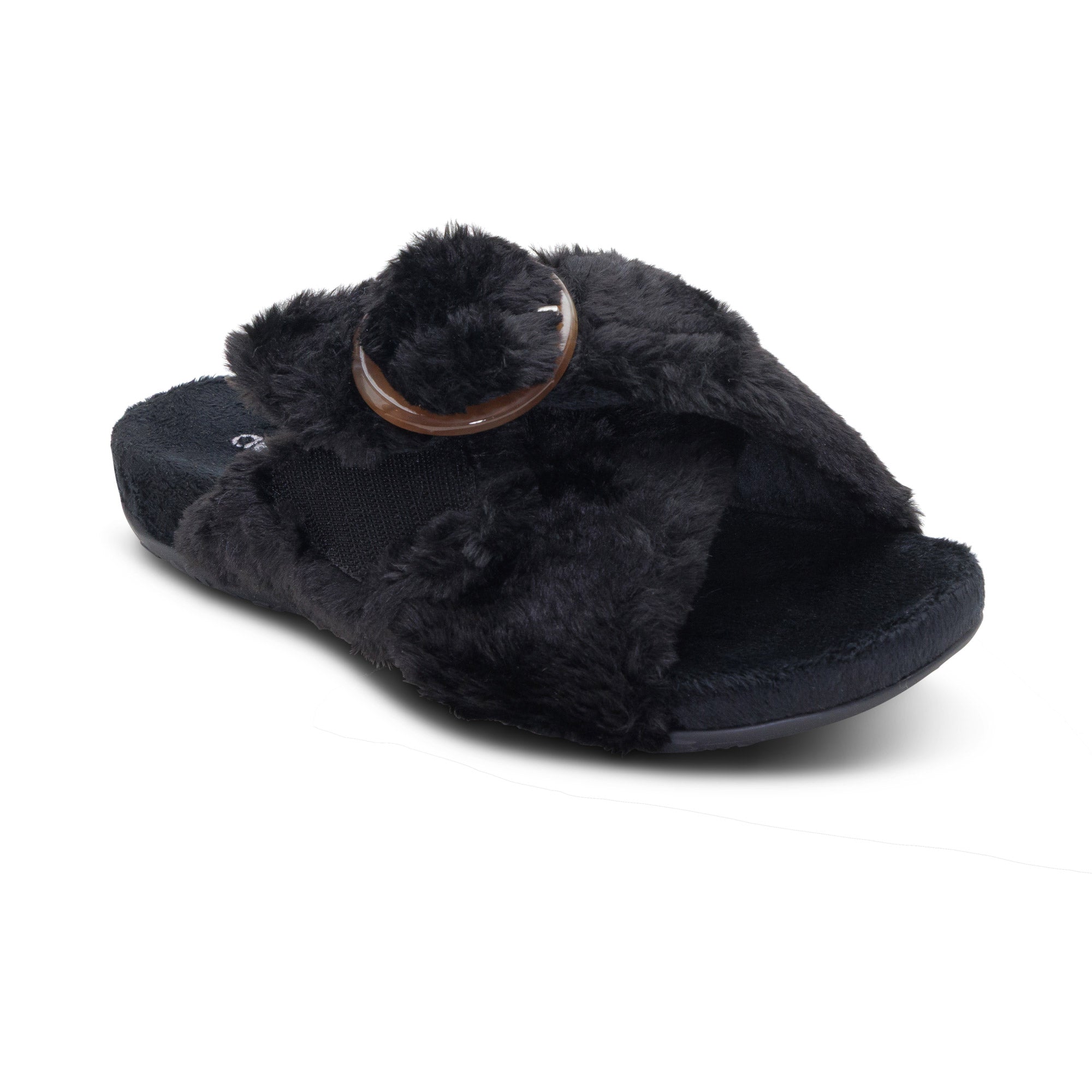 Macy Open-Toe Slipper extra Angle #color_black