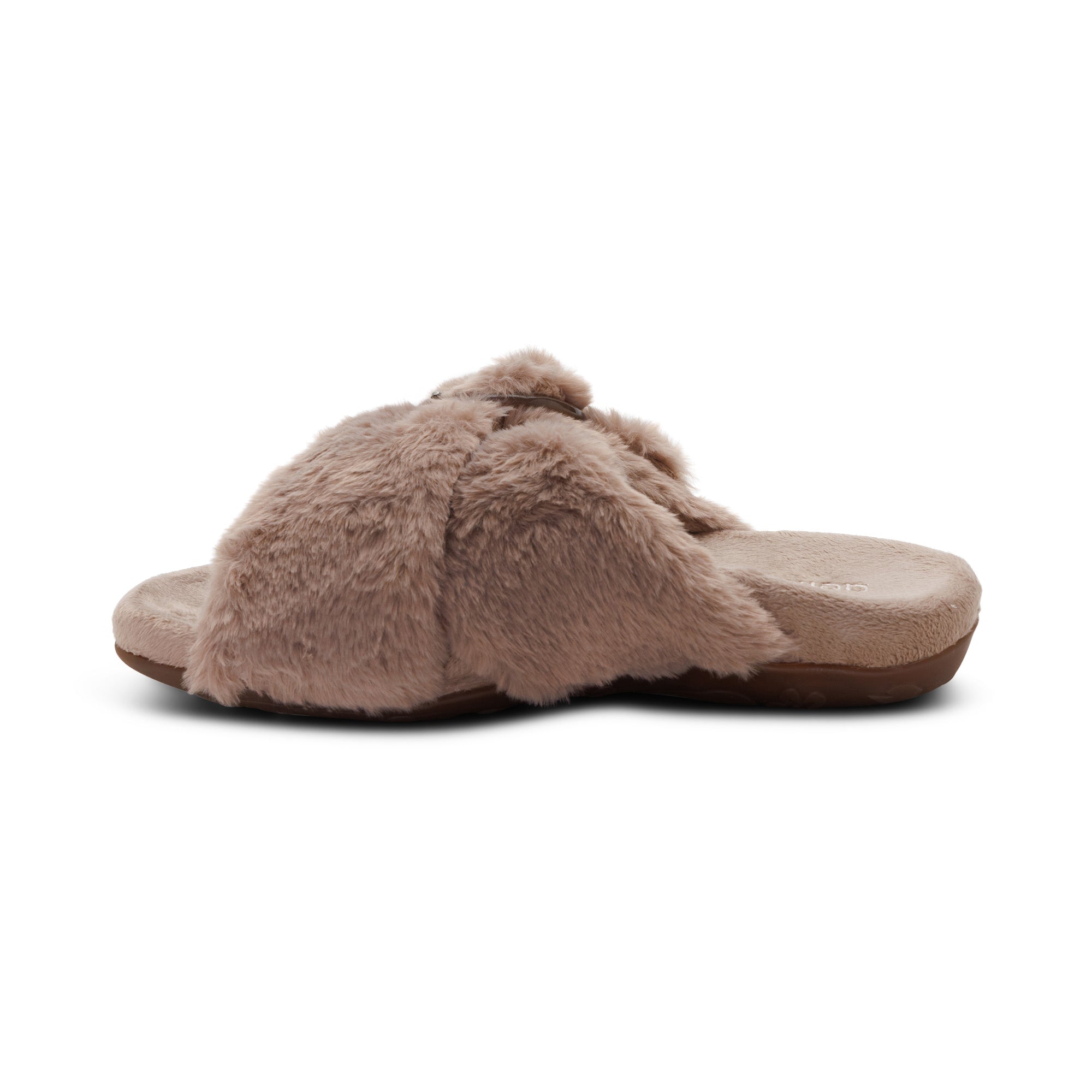 Macy Open-Toe Slipper left Angle #color_mushroom