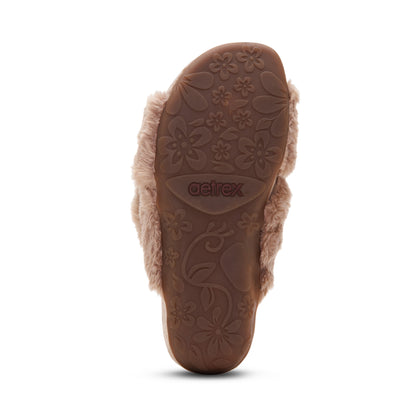 Macy Open-Toe Slipper bottom Angle #color_mushroom