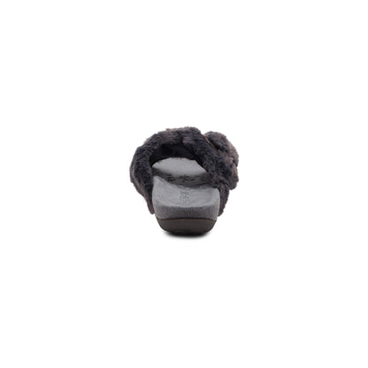Macy Open-Toe Slipper rear Angle #color_charcoal