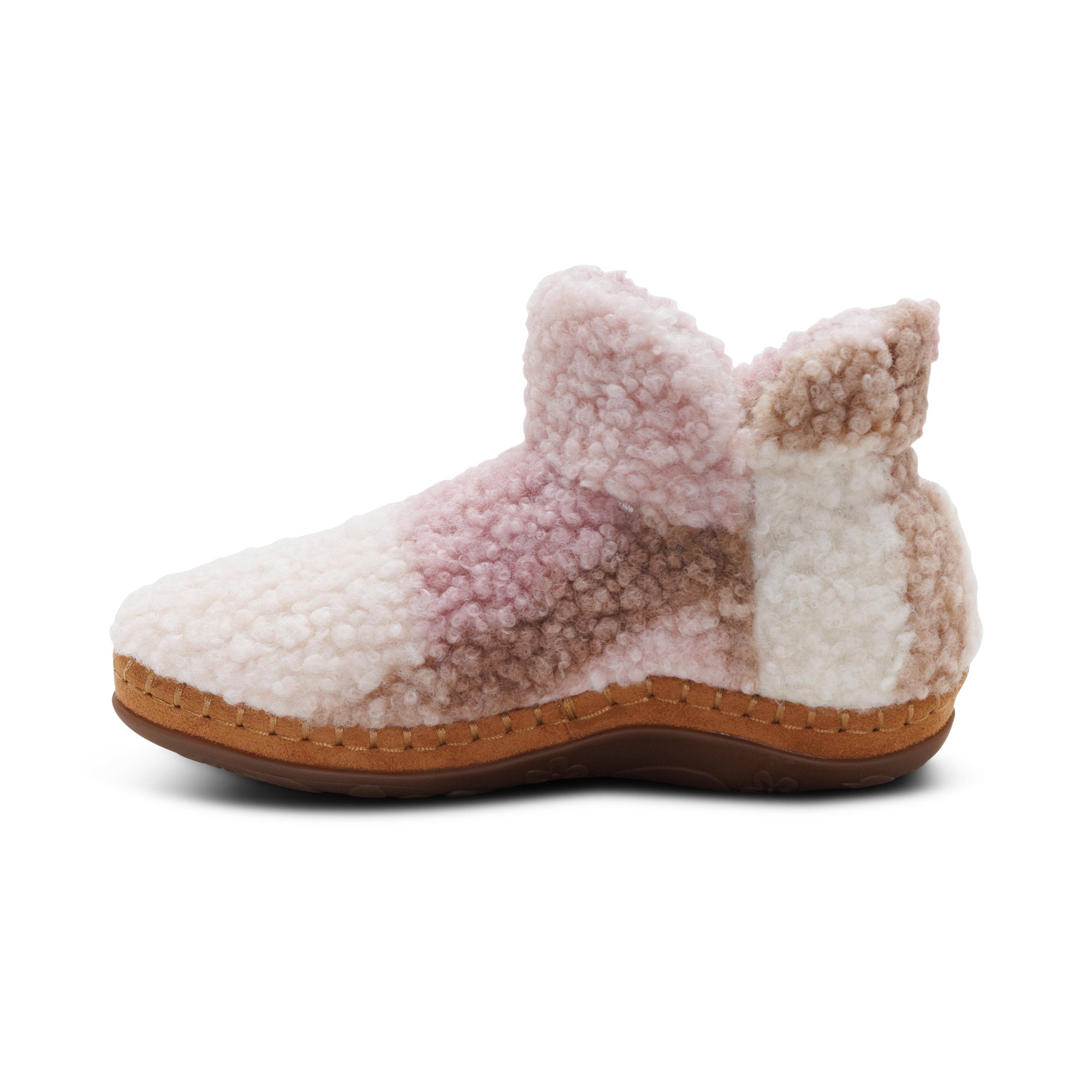 Malina Arch Support Slipper left Angle #color_pink plaid
