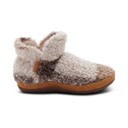 Malina Arch Support Slipper right Angle #color_tan plaid