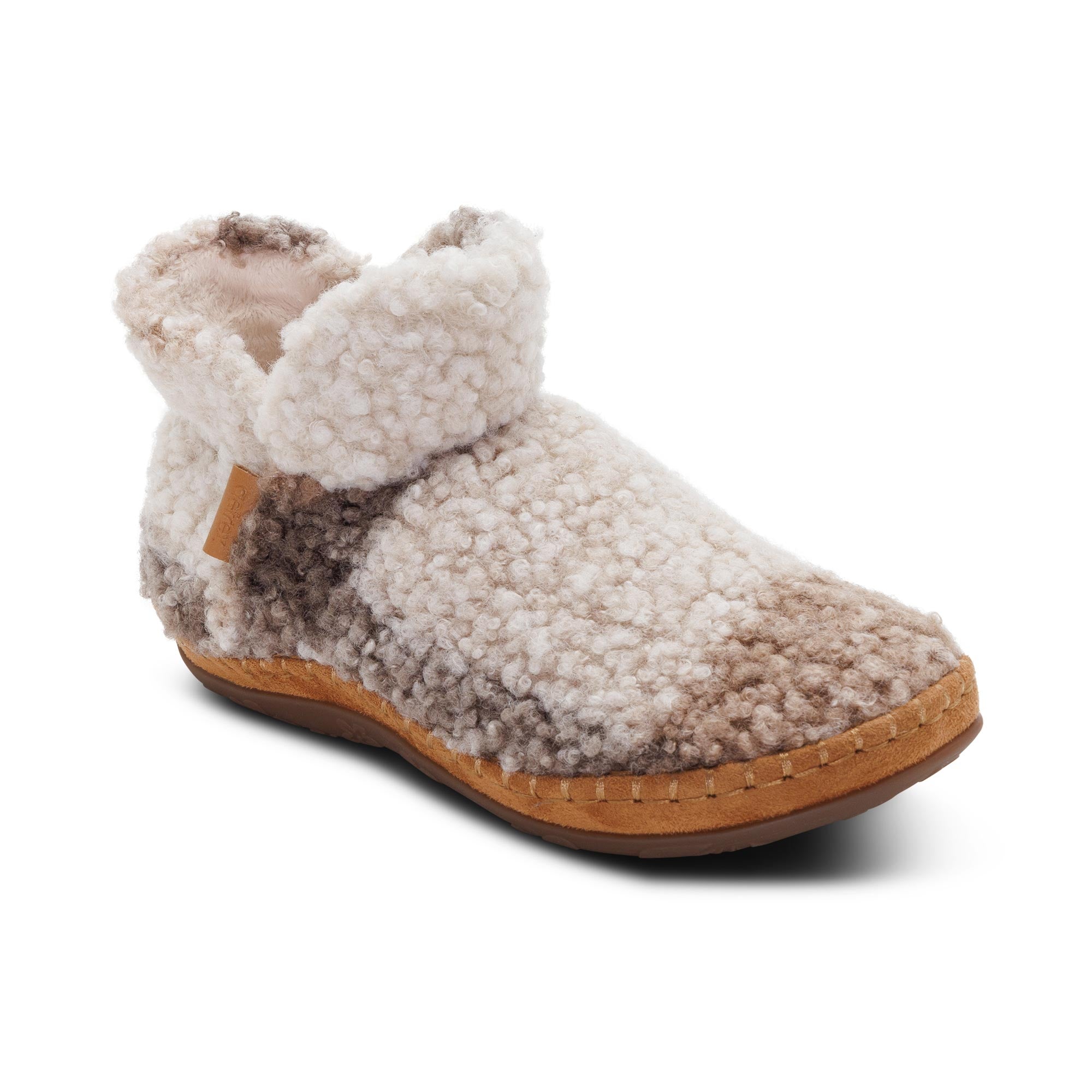 Malina Arch Support Slipper - Tan Plaid – aetrex