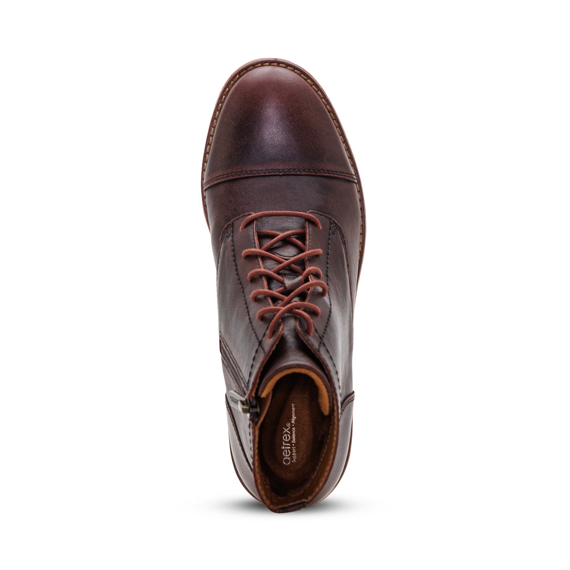 Juliet Lace-Up Boot top Angle #color_cordovan