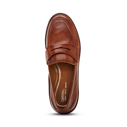 Collette Loafer top Angle #color_cognac