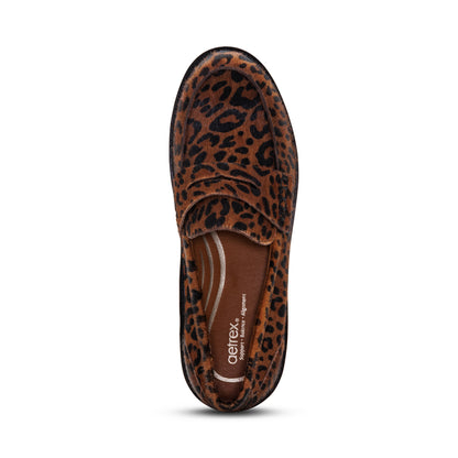 Collette Loafer top Angle #color_leopard