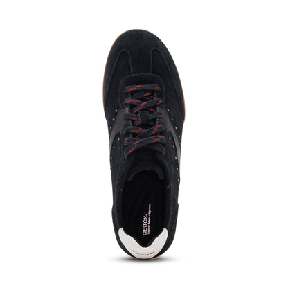 Sloane Arch Support Sneaker top Angle #color_black