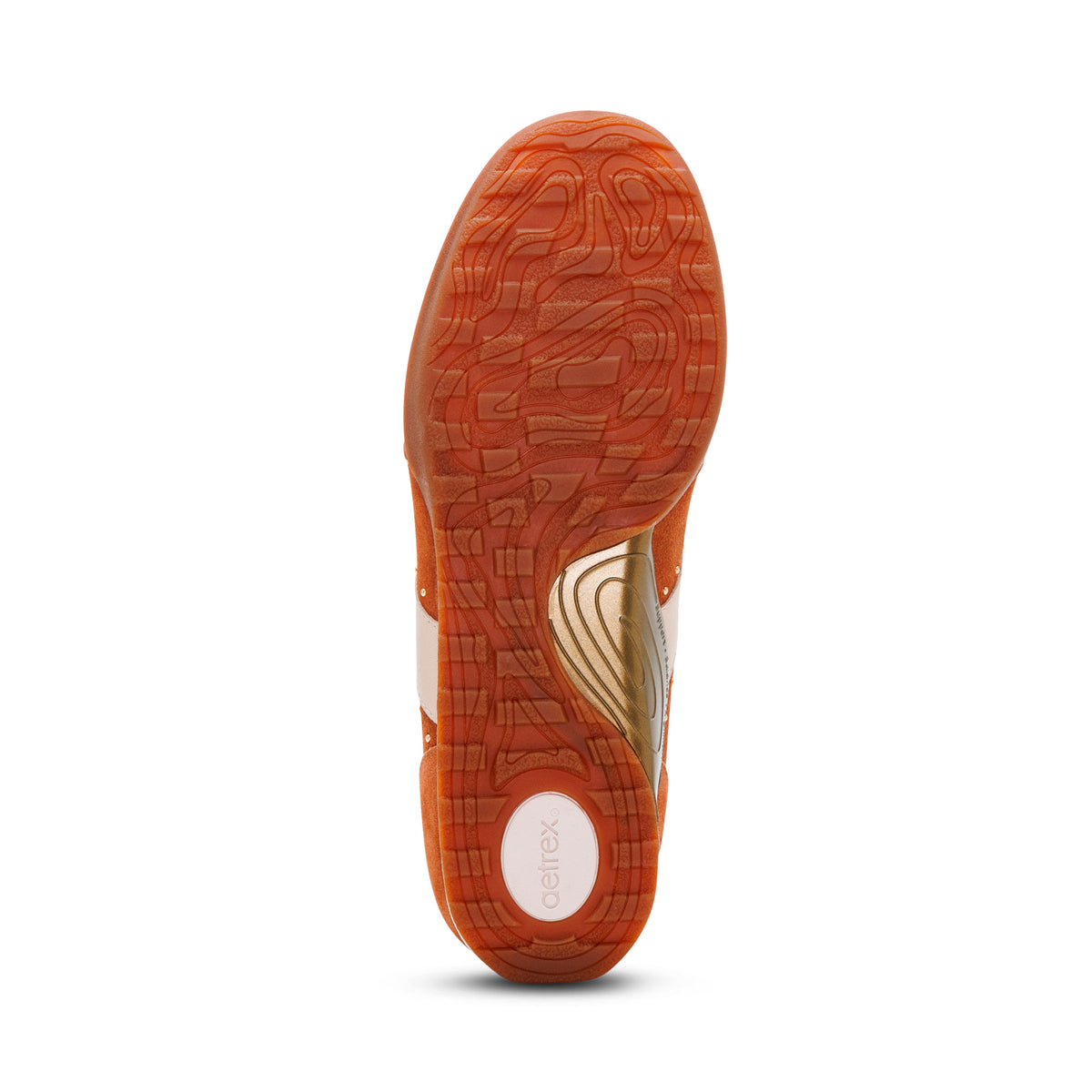 Sloane Arch Support Sneaker bottom Angle #color_ginger