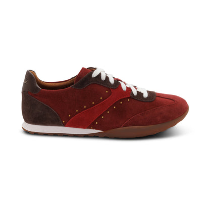 Sloane Arch Support Sneaker right Angle #color_burgundy velvet