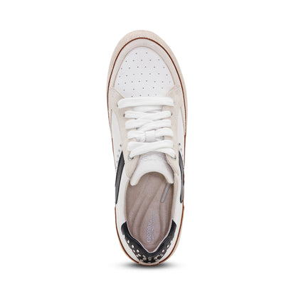 Tess Arch Support Sneaker top Angle #color_white