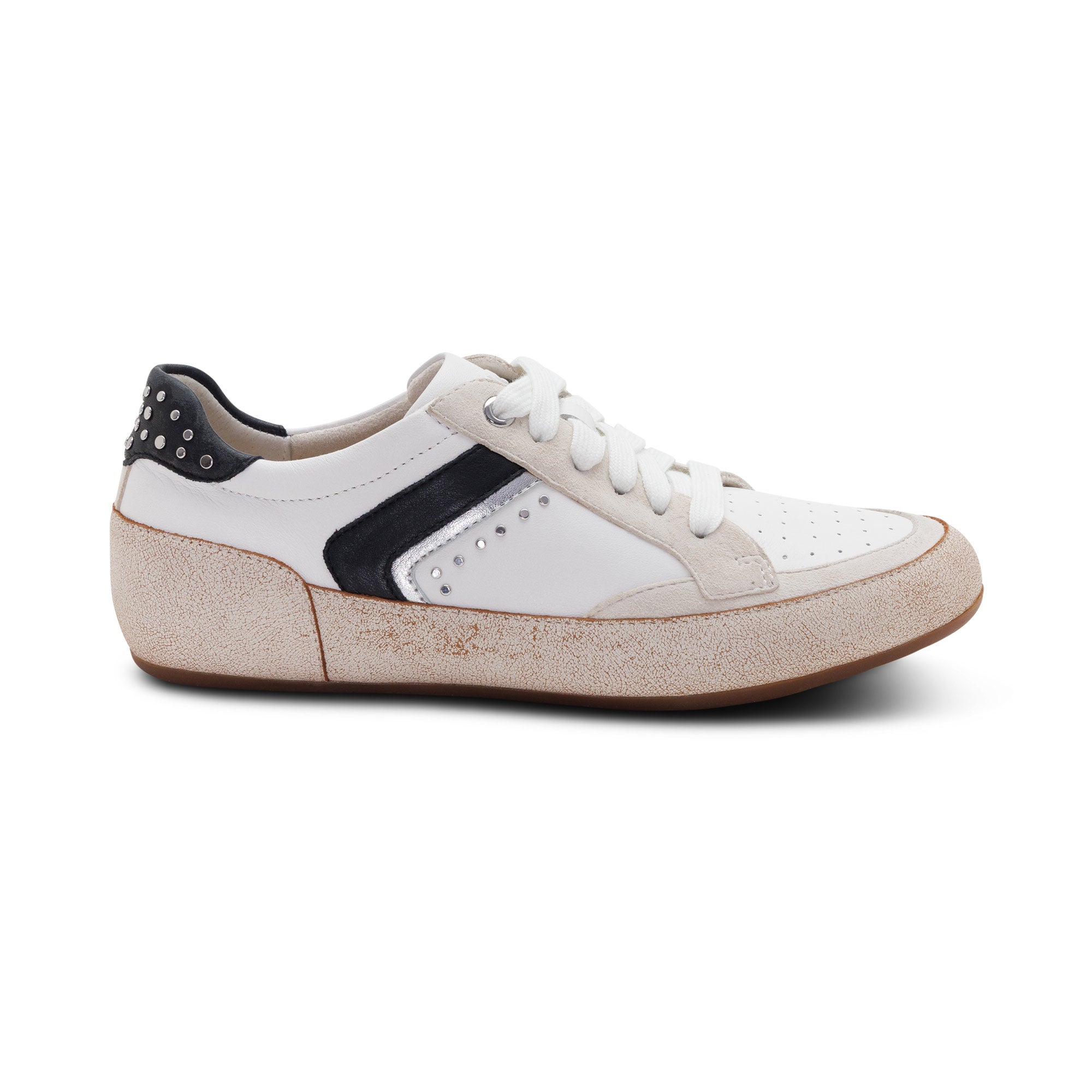 Tess Arch Support Sneaker right Angle #color_white
