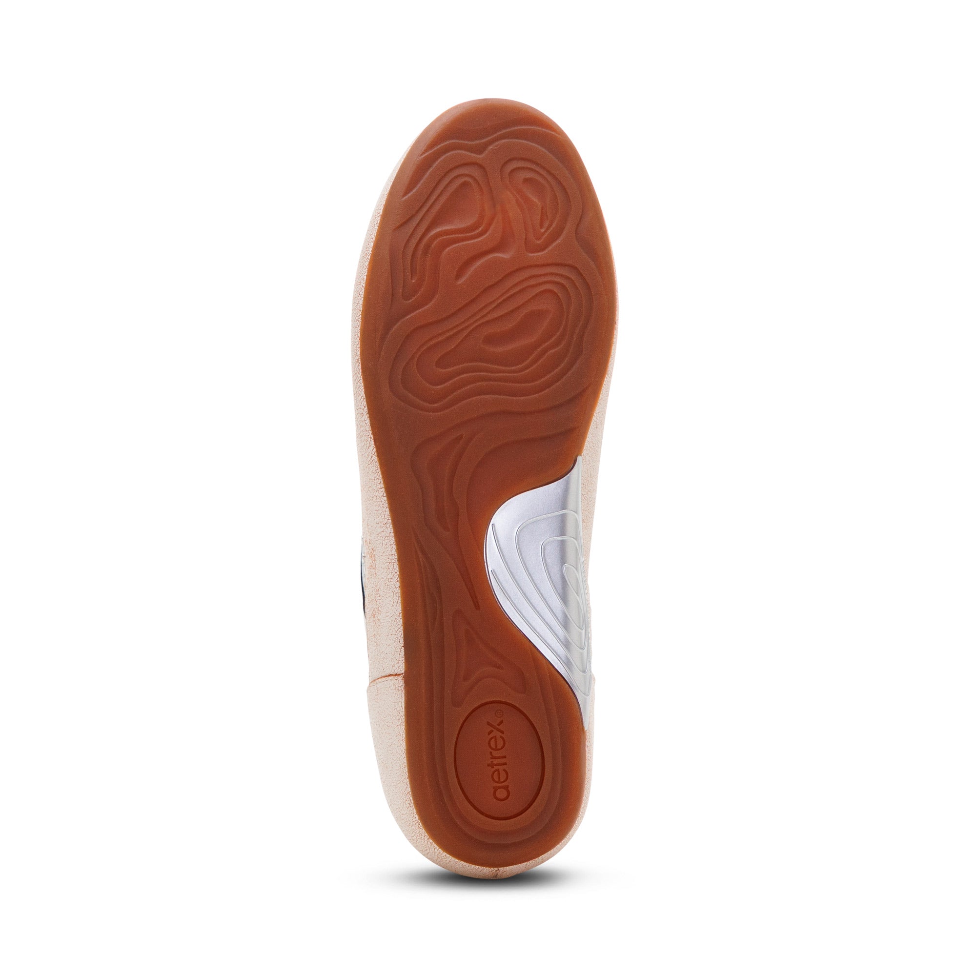 Tess Arch Support Sneaker bottom Angle #color_white