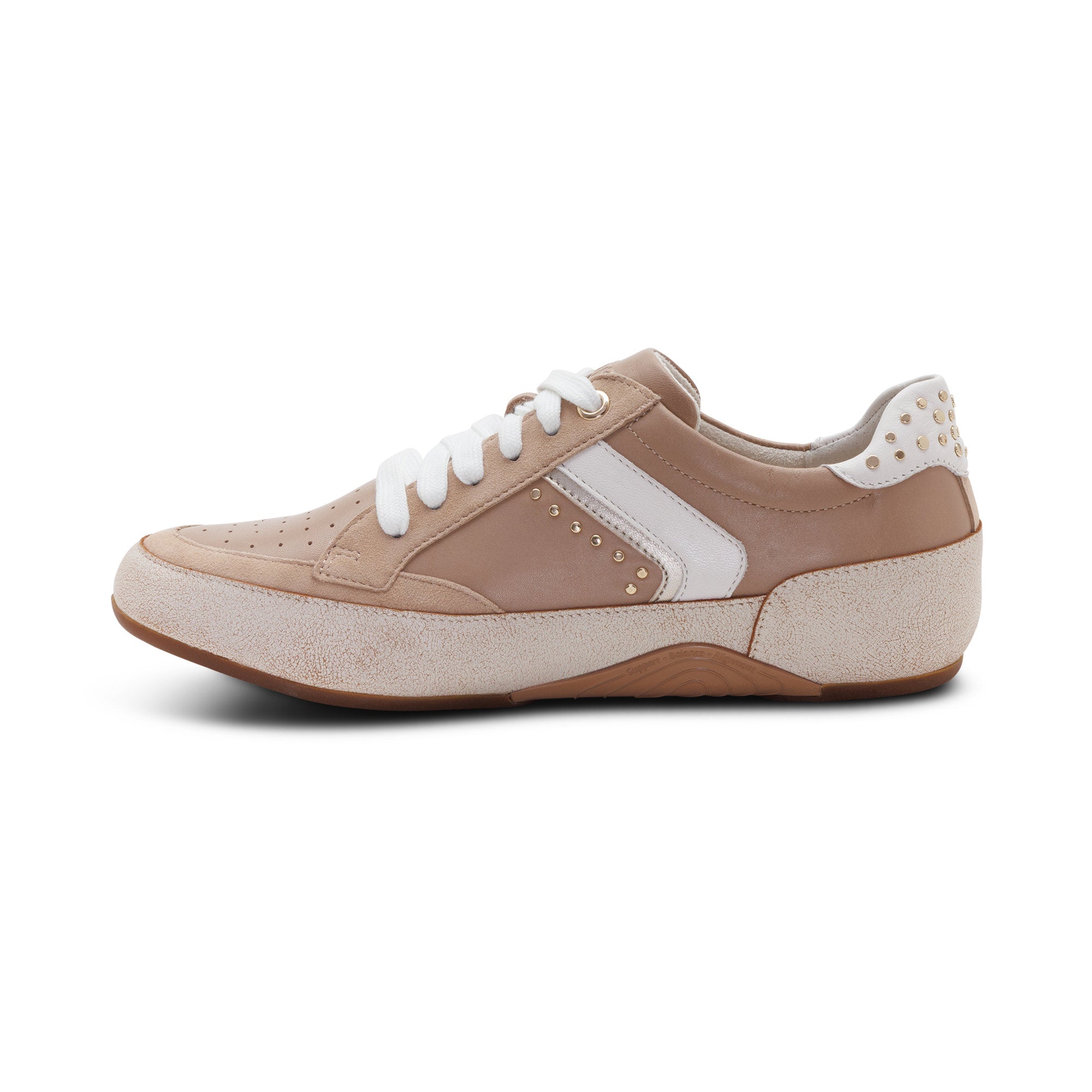 Tess Arch Support Sneaker left Angle #color_tan