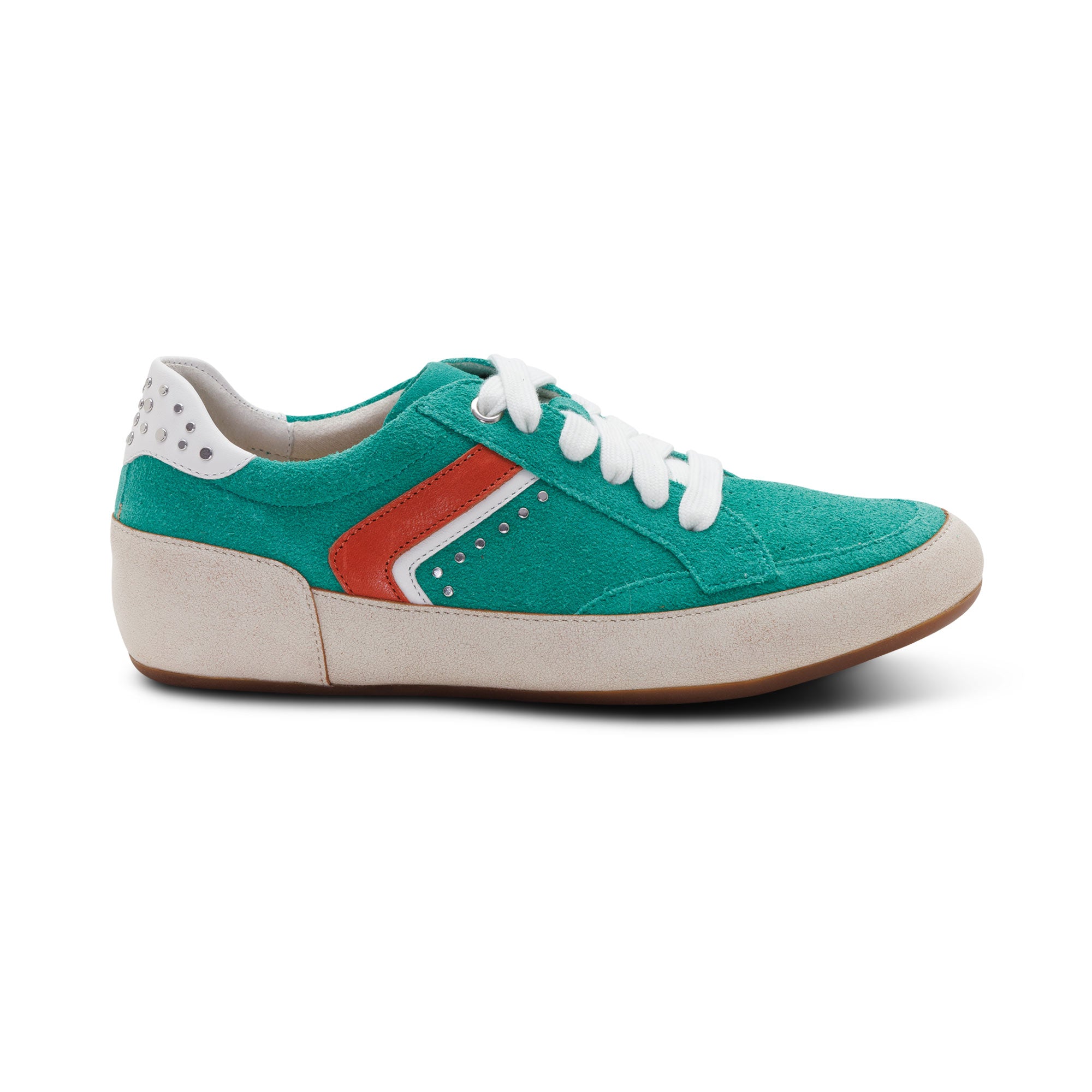 Tess Arch Support Sneaker right Angle #color_emerald