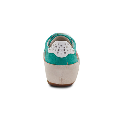 Tess Arch Support Sneaker rear Angle #color_emerald