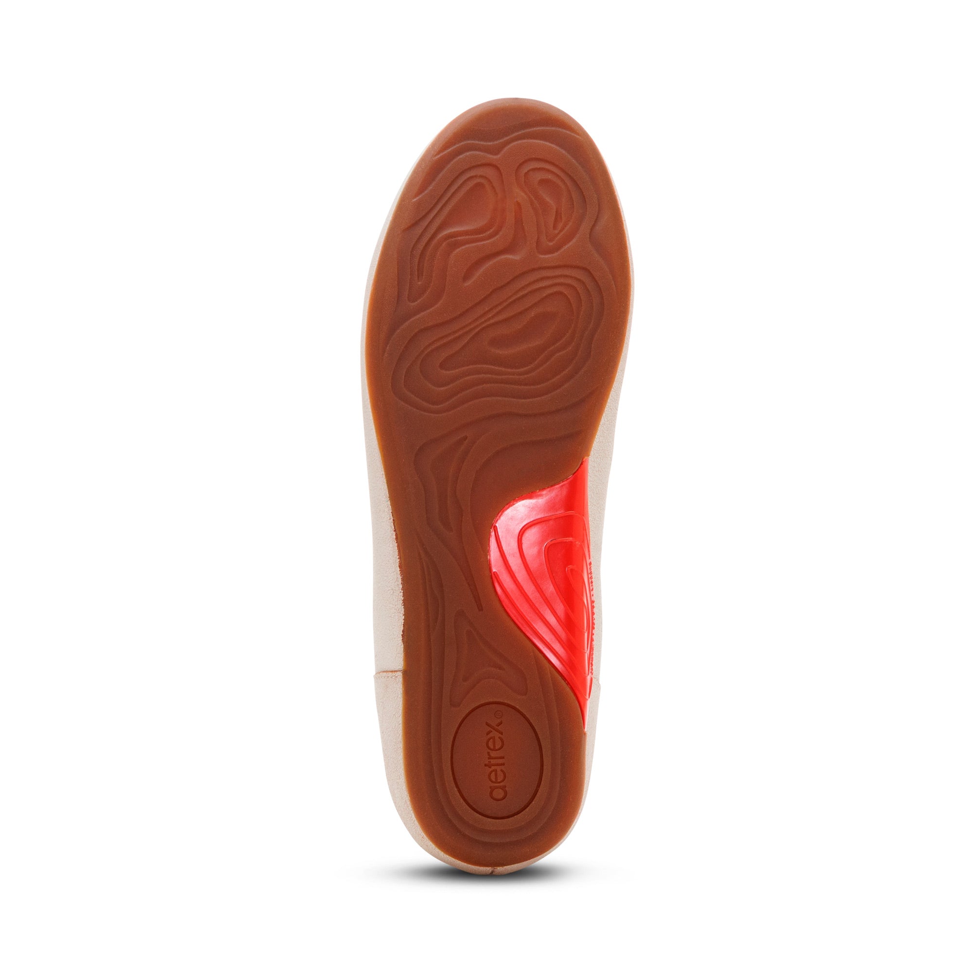 Tess Arch Support Sneaker bottom Angle #color_emerald