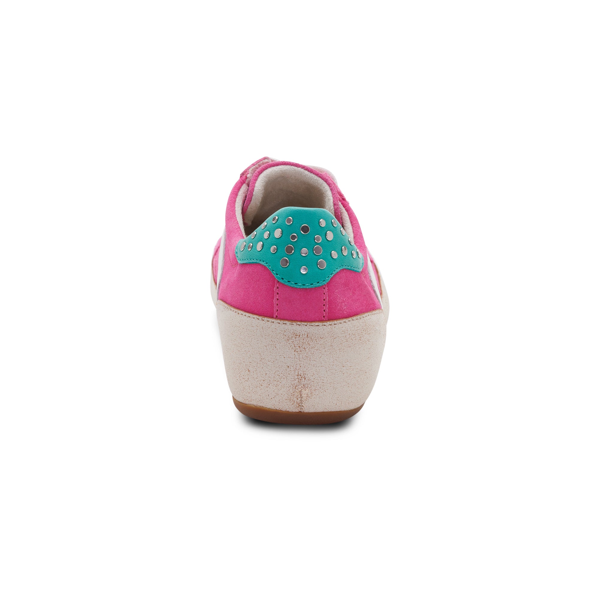 Tess Arch Support Sneaker rear Angle #color_hot pink