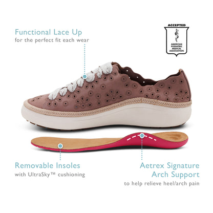Charlotte Lace-Up Sneaker feature Angle #color_mauve nubuck