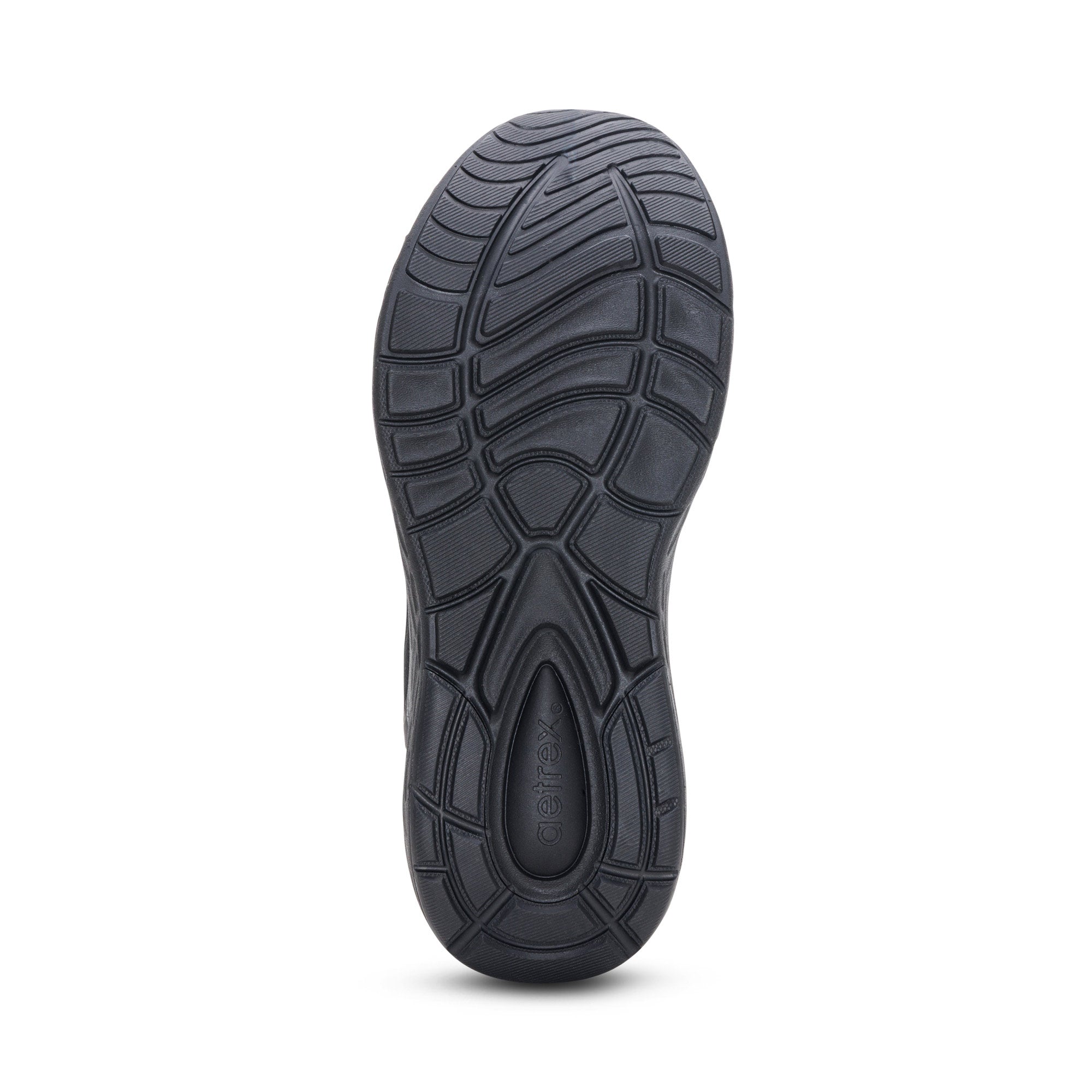 Chase Arch Support Sneaker bottom Angle #color_black/black