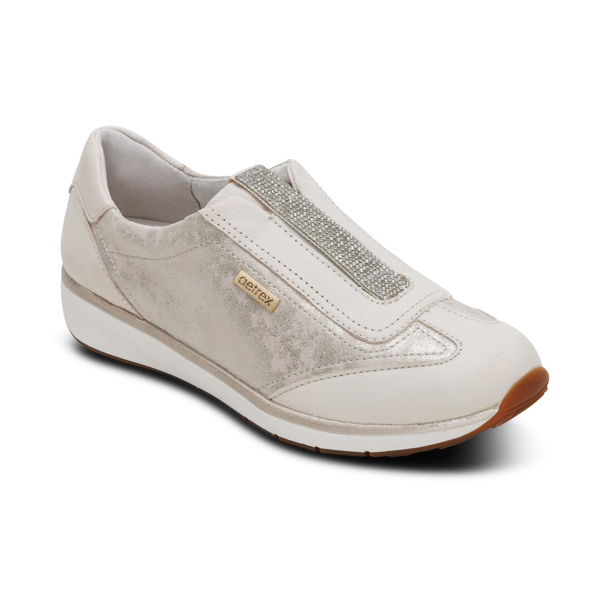 Megan Arch Support Sneaker catalog Angle #color_champagne
