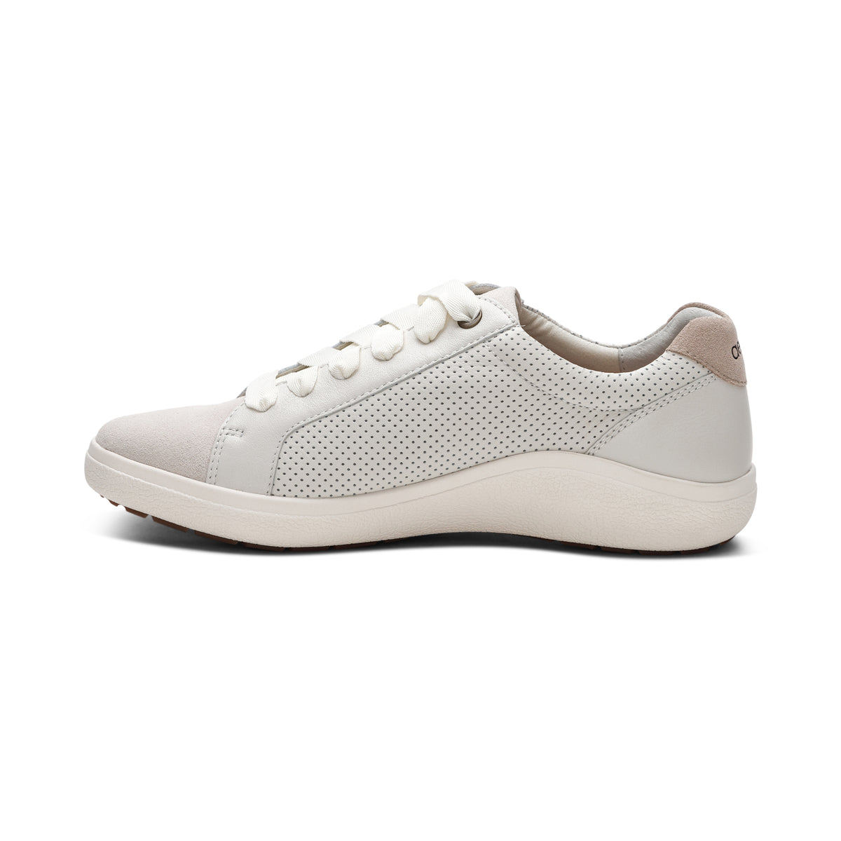 Courtney Lace-up Sneaker left Angle #color_chalk