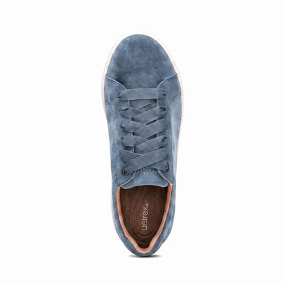 Courtney Lace-up Sneaker top Angle #color_blue