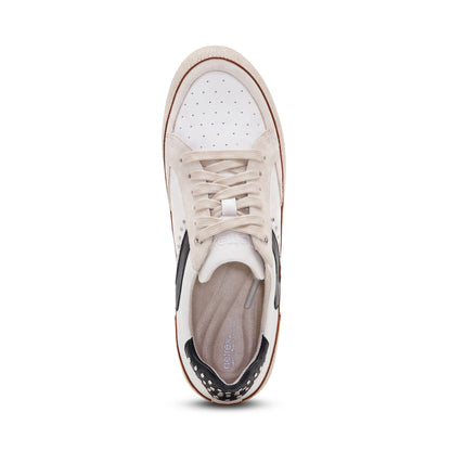 Tess Arch Support Sneaker top Angle #color_white