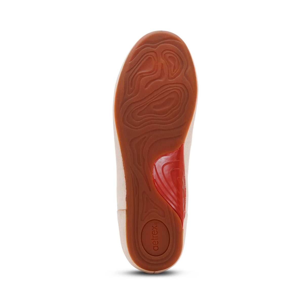 Tess Arch Support Sneaker bottom Angle #color_emerald