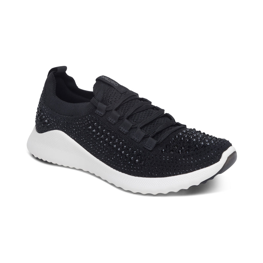 Carly-Arch-Support-Sneakers #color_black-sparkle