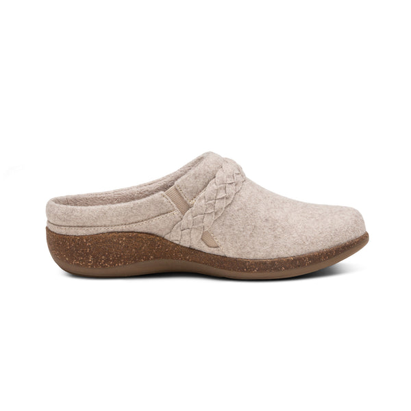Libby-Wool-Clog #color_oatmeal wool