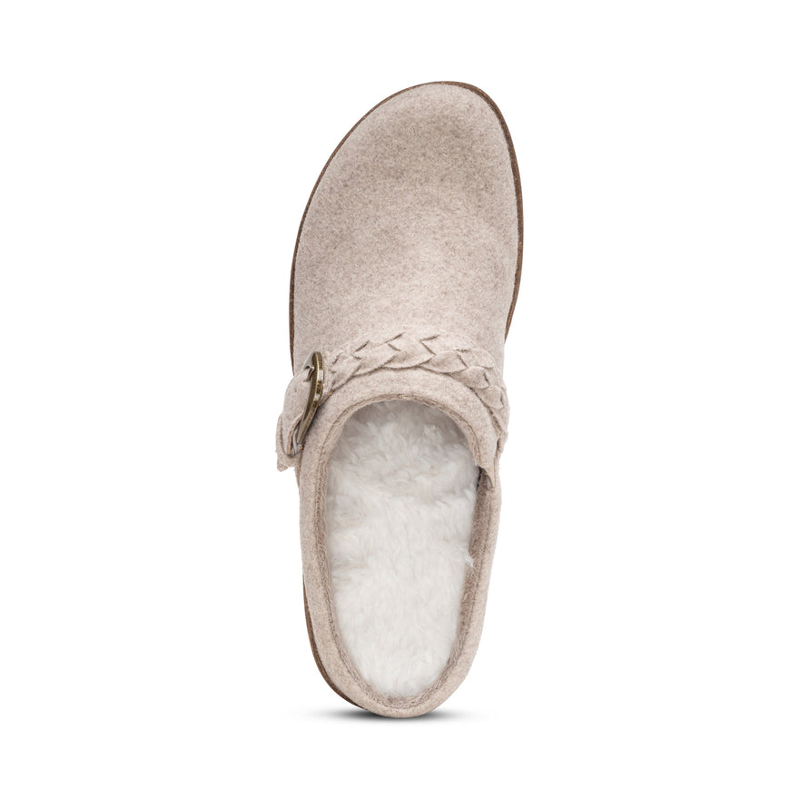 Libby-Wool-Clog #color_oatmeal wool