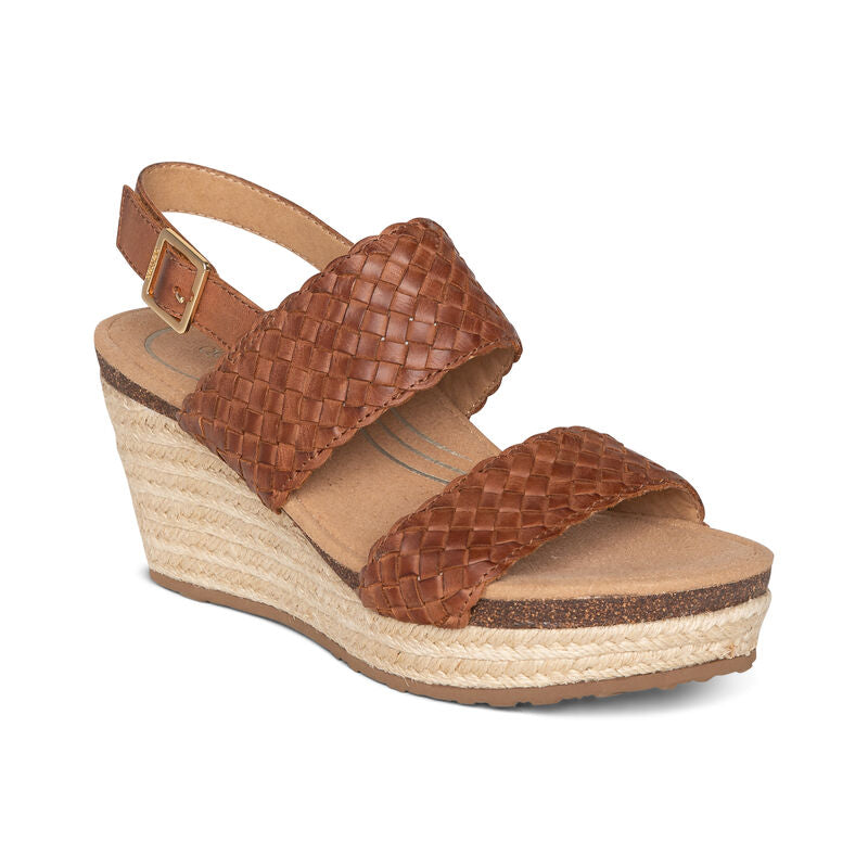 Summer-Woven-Quarter-Strap-Wedge #color_cognac