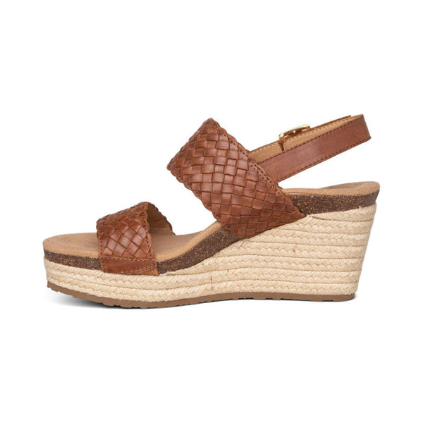Summer-Woven-Quarter-Strap-Wedge #color_cognac