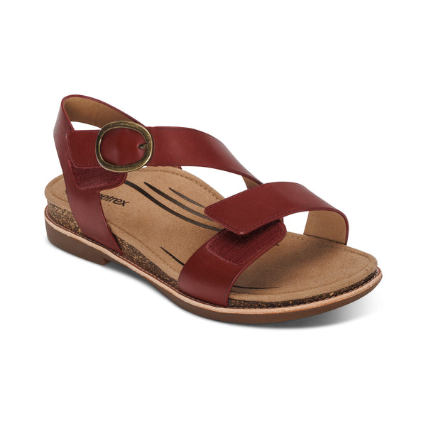 Tamara-Asymmetrical-Quarter-Strap-Sandal #color_red