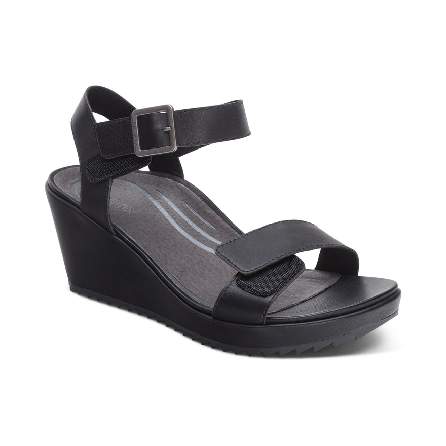 Andrea-Quarter-Strap-Wedge- #color_black