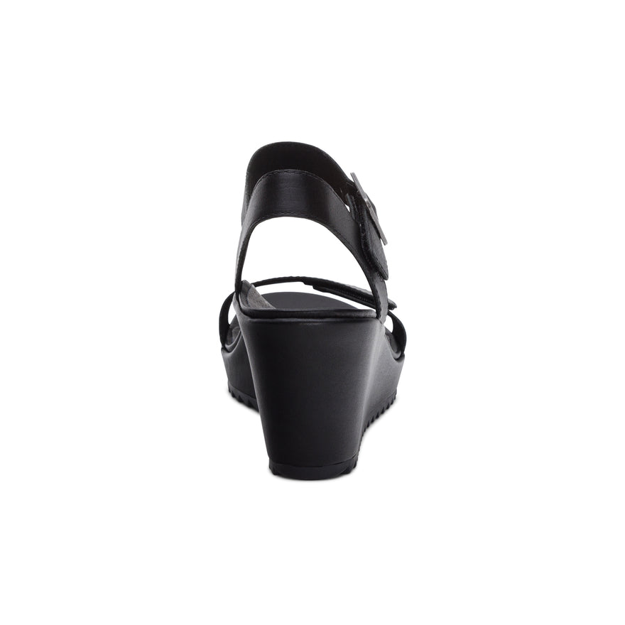Andrea-Quarter-Strap-Wedge- #color_black