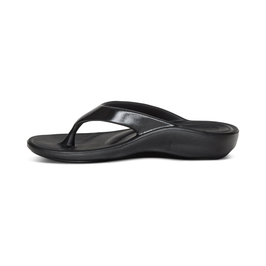 Maui-Orthotic-Flips---Women #color_black-gloss