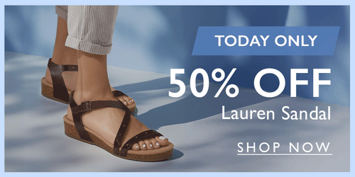 Today Only Flash Sale, 50% Off Lauren Sandal