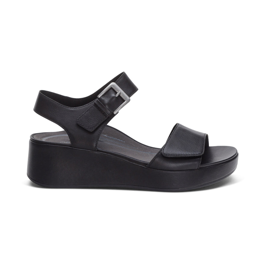 Ariel-Adjustable-Quarter-Strap-Wedge- #color_black