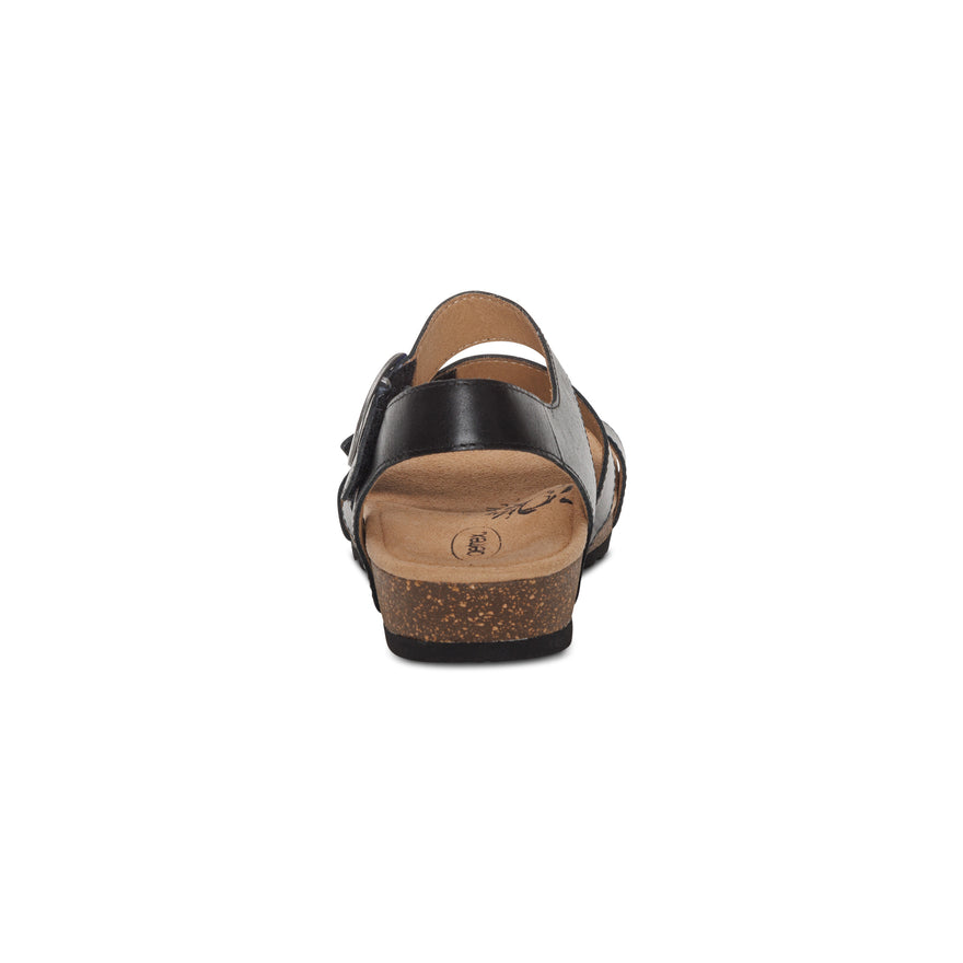 Lilly-Adjustable-Quarter-Strap-Sandal #color_black