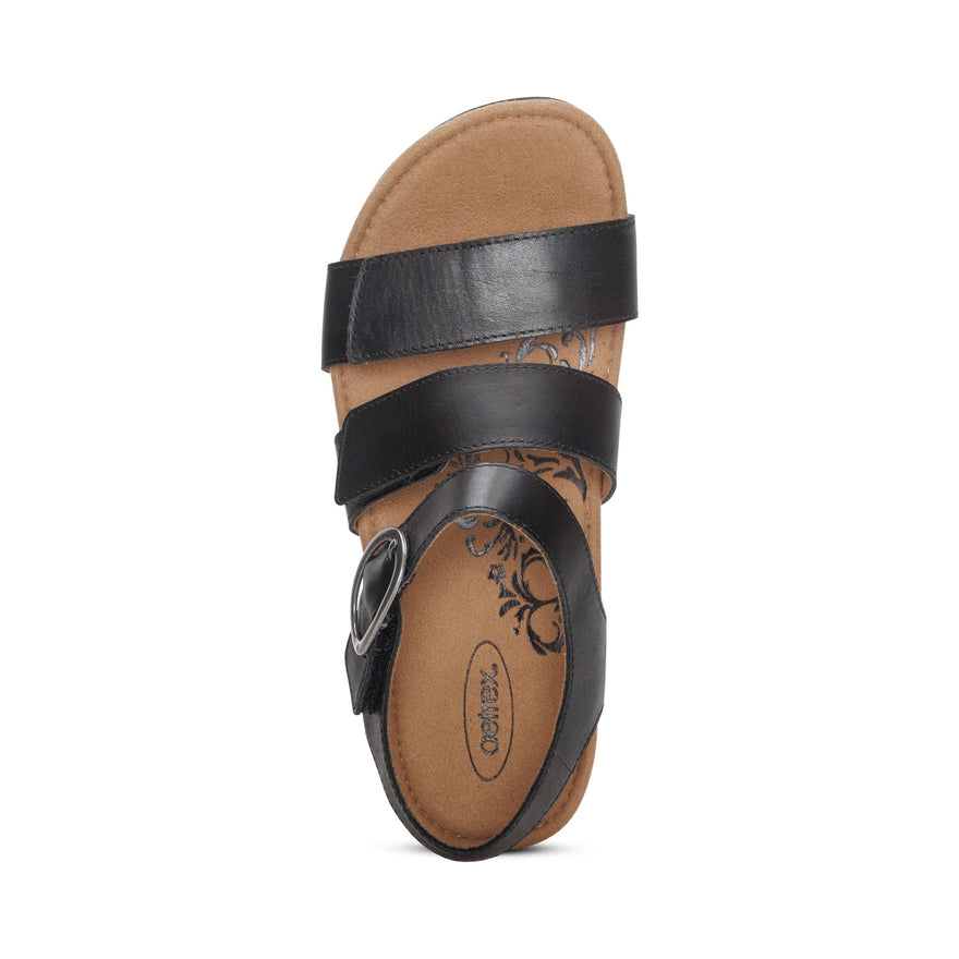 Lilly-Adjustable-Quarter-Strap-Sandal #color_black
