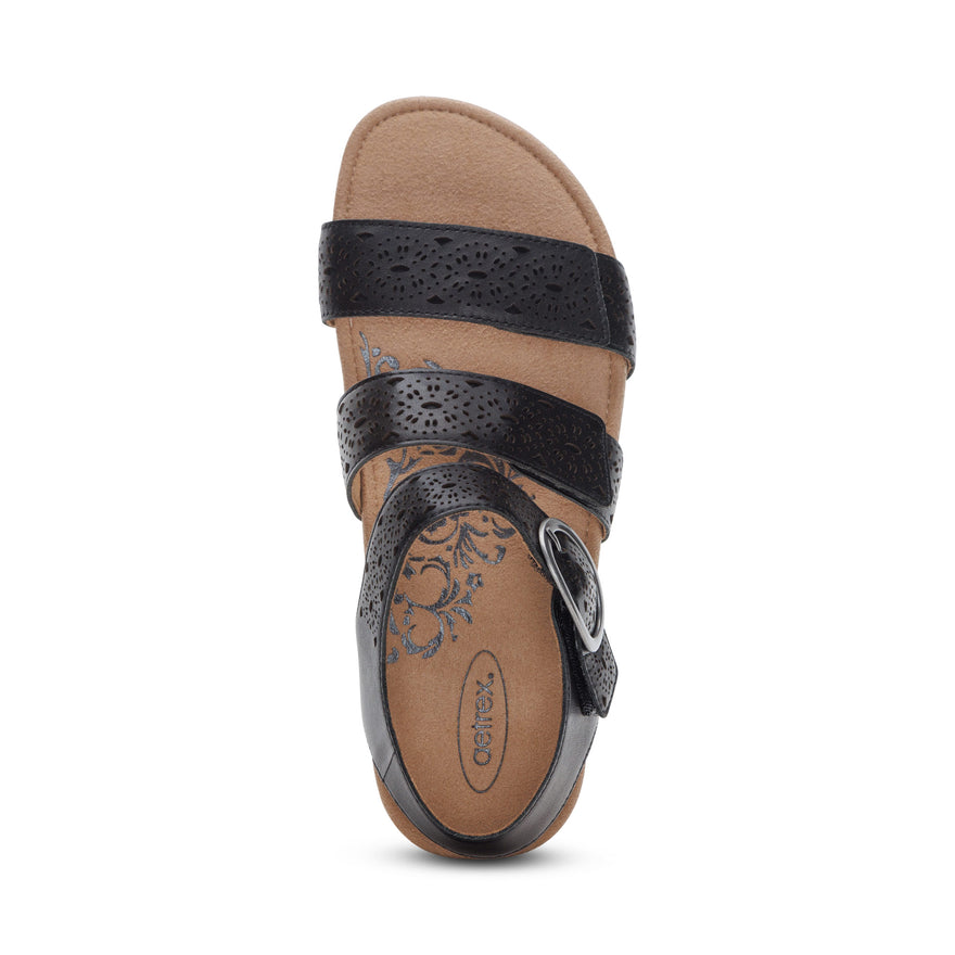 Lilly-Adjustable-Quarter-Strap-Sandal #color_black-cutout